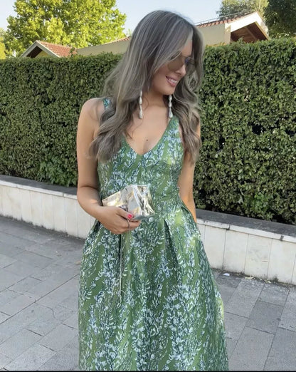 H&M Conscious Exclusive Rare Green Dress