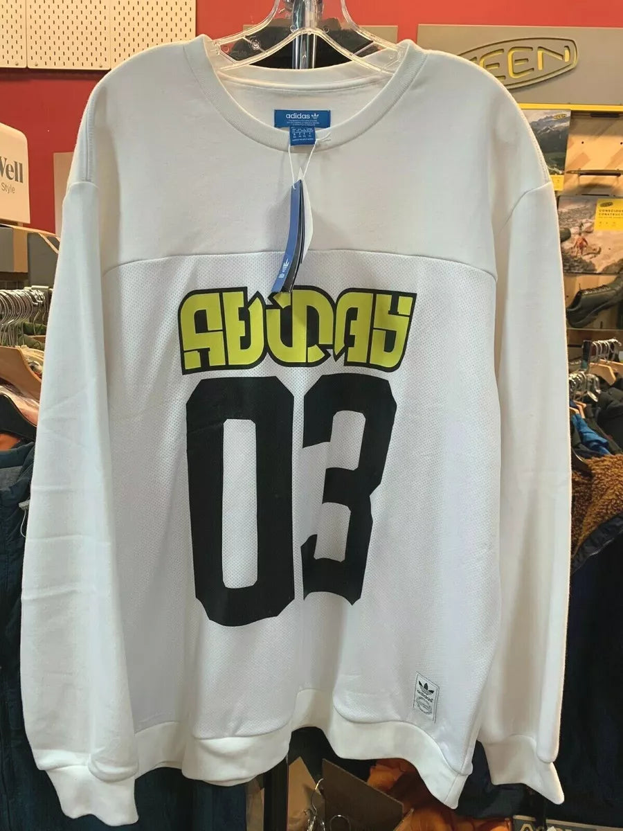 Adidas White Sweatshirt