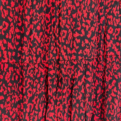 Zara Cheetah Print Red Dress