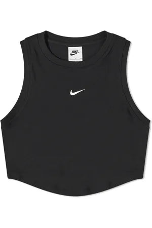 Nike Black Cropped Top