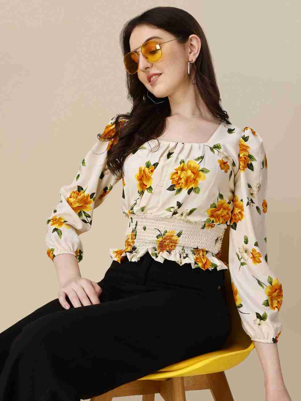 Sheetal Associates Floral Print Top