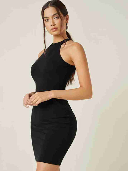H&M Sleeveless Black Bodycon Dress