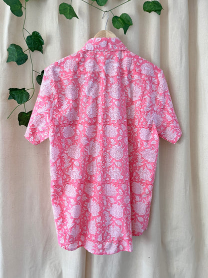 Carnation Block Print Shirt