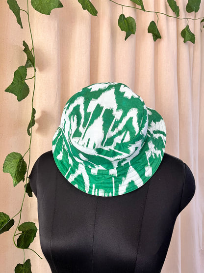 Zelen Block Print Reversible Bucket Hat
