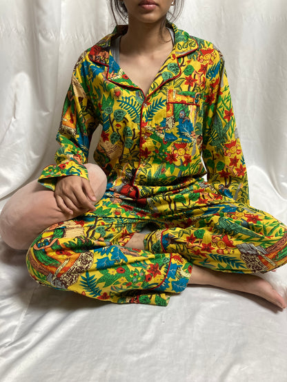 Yellow Frida Pyjama Set