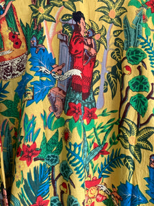 Yellow Frida Kahlo Robe