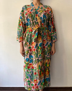 Pink Frida Kahlo Robe