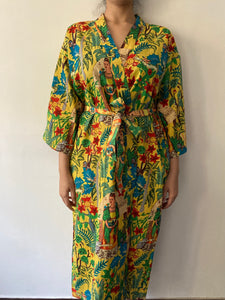 Yellow Frida Kahlo Robe
