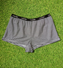 Load image into Gallery viewer, Calvin Klein B/W Striped Boxers
