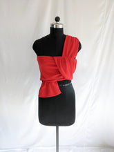 Load image into Gallery viewer, Ally One Shoulder Red Crop Top
