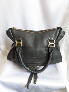 CHLOÉ Black Small Marcie Bag