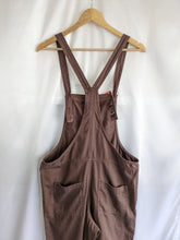 Load image into Gallery viewer, Brown Linen Dungaree
