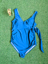 Load image into Gallery viewer, Shein Teal Monokini Swimwear ( With Cups)
