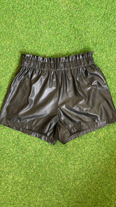 SHEIN Faux Leather Shorts